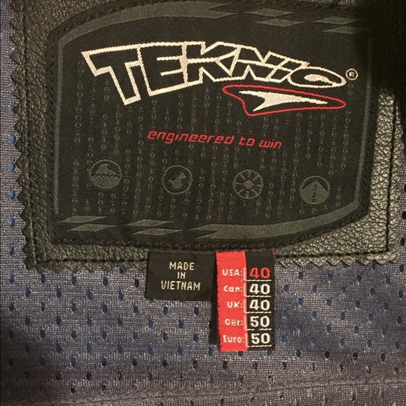 Teknic motorcycle leather jacket size 40 - Picture 5 of 7